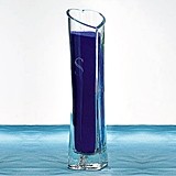 Weddingstar Personalized Small Glass Heart-Shaped Vase