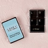 LOVE - The Key To Happiness Personalizable Keyboard Magnets (Set of 6)