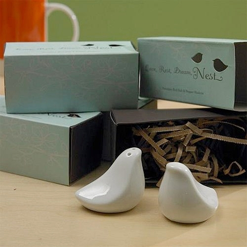 Weddingstar Porcelain Love Bird Salt & Pepper Shakers in Gift Package