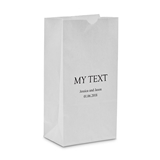 Custom Word 'My Text' Self-Standing Printed Goodie Bags (10 Colors)
