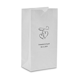 Double Hearts Motif Self-Standing Printed Goodie Bags (10 Colors)