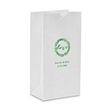 Love Wreath Design Self-Standing Printed Goodie Bags (Set of 25)