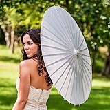 Weddingstar Paper Parasol with Bamboo Boning (18 Colors)