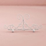 Ornamental Wire Stationery Holders Low - White (Set of 6)