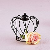 Weddingstar Small Matte Black Wire Crown Favor (Set of 4)