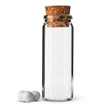 Weddingstar Miniature Glass Bottles with Cork Stoppers (Set of 6)