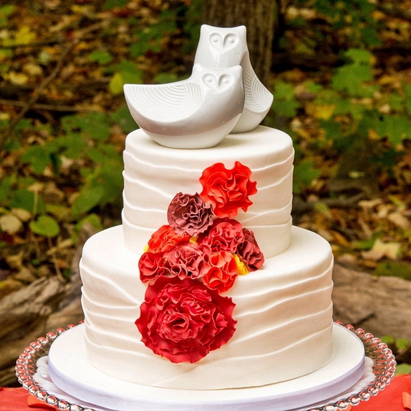 Weddingstar Porcelain Owl Pair Figurines/Cake Topper