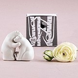 Interlocking Bear Hug Miniature Salt & Pepper Shakers