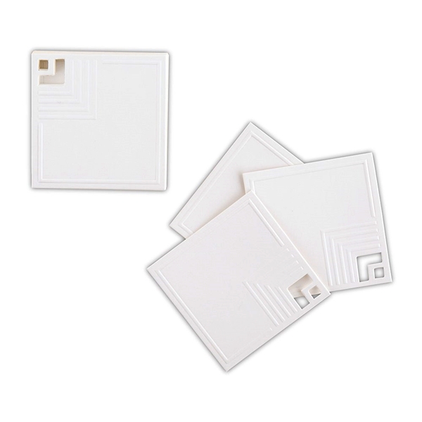 Cubist Laser-Embossed Stationery/Well Wishes Cards (Set of 50)