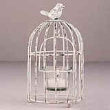 Weddingstar Small Metal Birdcage with Suspended Tealight Holder