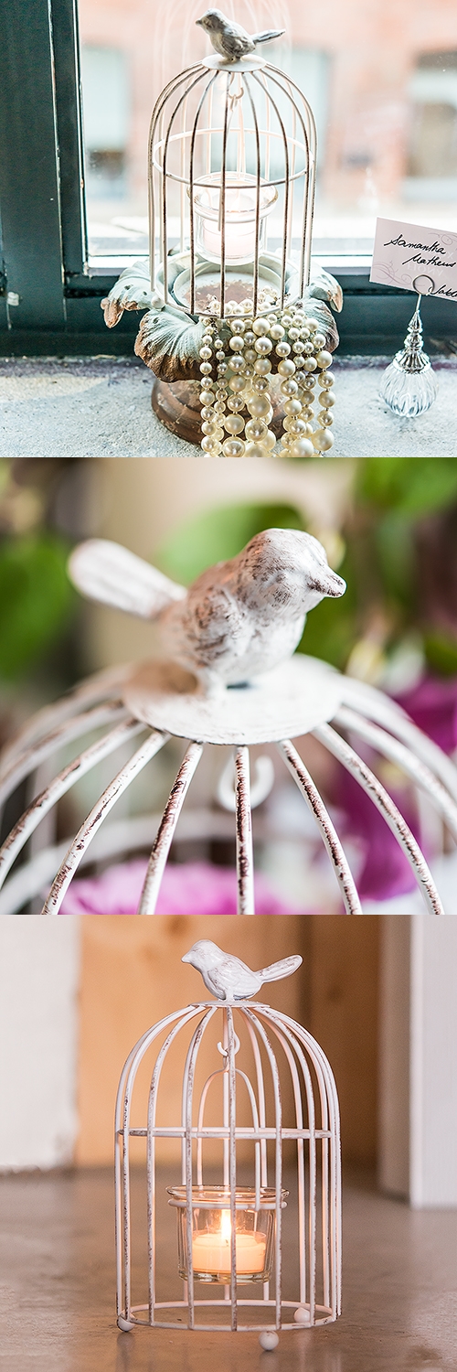 Weddingstar Small Metal Birdcage with Suspended Tealight Holder