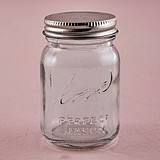 Vintage-Inspired Raised-Script Love Mini Mason Jars (Set of 6)