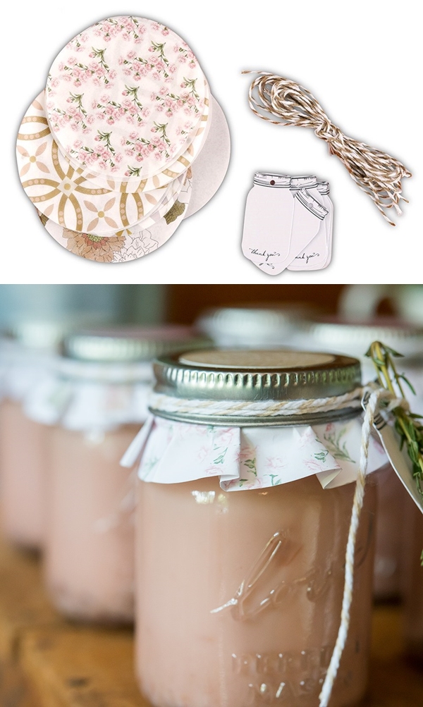 Weddingstar DIY Miniature Mason Jar Decorating Kit (Package of 8)