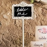 Weddingstar Tabletop Antique White Blackboard Stand