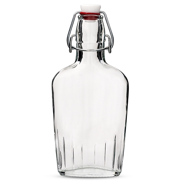 Weddingstar Vintage-Inspired Swingtop Glass Flask