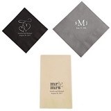 Weddingstar Foil-Printed Napkins (90 Designs) (3 Sizes) (25 Colors)