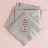 Once Upon a Dream Design Foil-Printed Napkins (3 Sizes) (25 Colors)