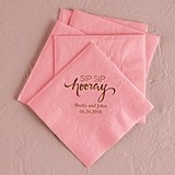 Sip Sip Hooray Design Foil-Printed Napkins (3 Sizes) (25 Colors)