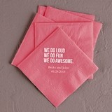 We Do Awesome Design Foil-Printed Napkins (3 Sizes) (25 Colors)