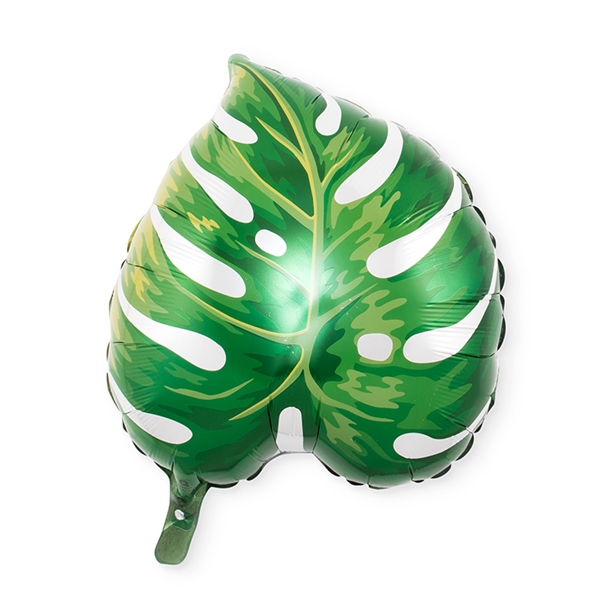 Weddingstar Mylar Foil Helium Party Balloon - Green Tropical Leaf