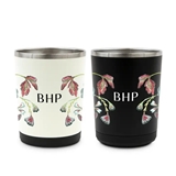 Vintage Floral Design Custom Printed Reusable Metal Coffee Cup Sleeve