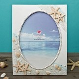 FashionCraft Glorious Hand-Painted Beach-Themed Frame