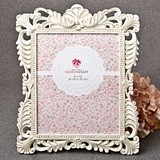 Brushed Gold Vintage-Inspired Baroque Design Frame/Table Number Holder