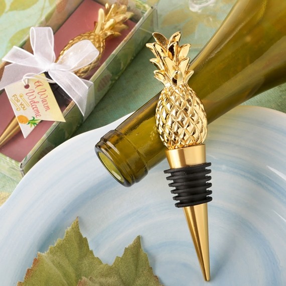 FashionCraft 'Warm Welcome' Collection Pineapple Themed Bottle Stopper