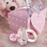 FashionCraft Choice Crystal Pink Pacifier Favor