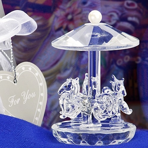 FashionCraft Choice Crystal Collection Carousel Favor