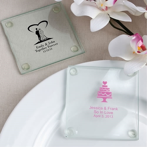 Personalized Silkscreened Glass Coasters for All Occasions