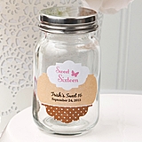 Customized Miniature Glass Mason Jar with Screwtop (Birthday Designs)