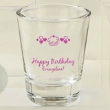 Silkscreened Collection Personalized Shot Glasses (Birthday Designs)