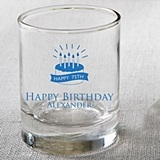 Silkscreened Collection Personalized Birthday Designs Shot Glasses