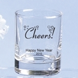 Silkscreened Collection Personalized Holiday Designs Shot Glasses