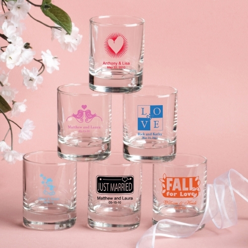 Silkscreened Collection Personalized Shot Glasses for All Occasions