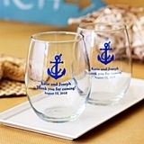 Personalized 9 Ounce Stemless Wine Glasses for All Occasions