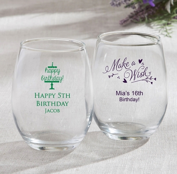 Personalized Wine Tumbler Favors