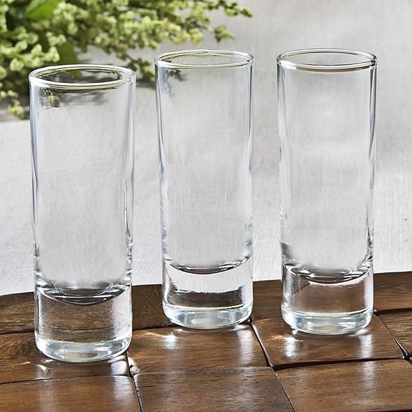 FashionCraft Perfectly Plain Collection 2 ounce Shooter Glasses