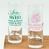 Silkscreened Expressions Collection Personalized 2 oz Shooter Glasses