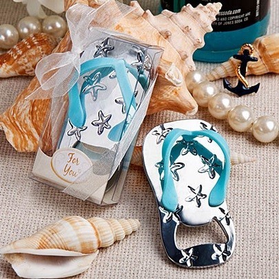 FashionCraft Beach-Themed Flip-Flop Shaped Bottle Opener