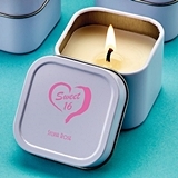 Personalized Screen-Printed Scented Travel Candle Tin (Birthday Party)