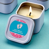 FashionCraft Personalized Expressions Travel Candle Tin (Baby Shower)