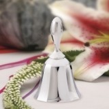 FashionCraft Elegant Silver-Plated Wedding Kissing Bell