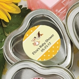 Personalized Expressions Heart-Shaped Mint Tin (Baby Shower)