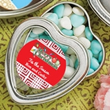 FashionCraft Personalized Expressions Heart-Shaped Mint Tin (Holiday)