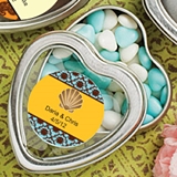 FashionCraft Personalized Expressions Heart-Shaped Mint Tin (Wedding)