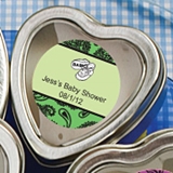 Personalized Expressions Heart-Shaped Candle Tin (Baby Shower)