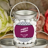 FashionCraft Mini Paint Can with Personalized Stickers (Prom Designs)