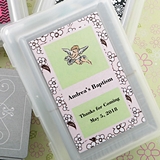 FashionCraft Deck of Playing Cards with Custom Baby Shower Sticker